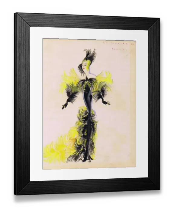 Framed Print : Costume design by Freddy Wittop Framed Print : Costume design by Freddy Wittop