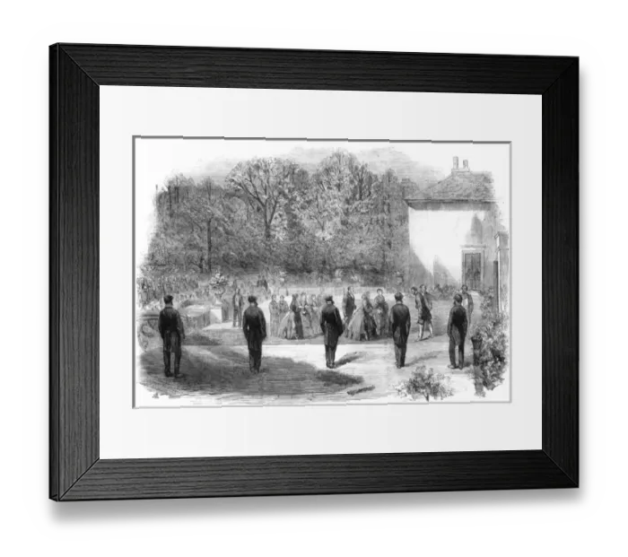 Framed Print : The Royal Visit to Ireland, 1861- Killarney House Framed Print : The Royal Visit to Ireland, 1861- Killarney House