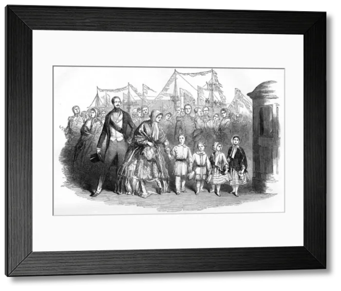 Framed Print : The Royal Visit to Ireland, 1849 Framed Print : The Royal Visit to Ireland, 1849