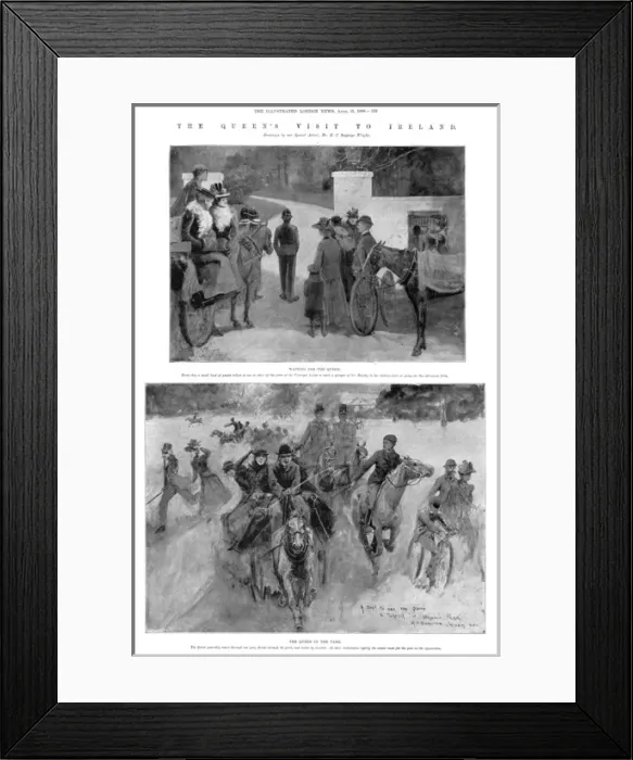 Framed Print : The Royal Visit to Ireland, 1900 Framed Print : The Royal Visit to Ireland, 1900