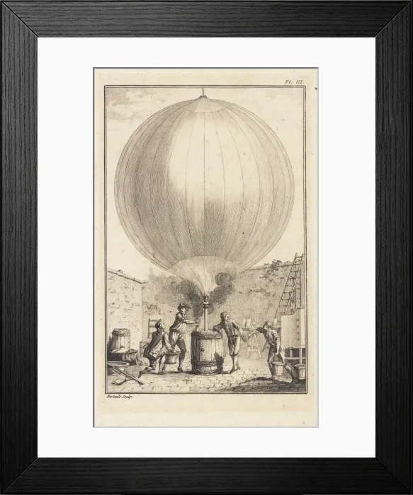 Framed Print : Balloon being filled with gas Framed Print : Balloon being filled with gas
