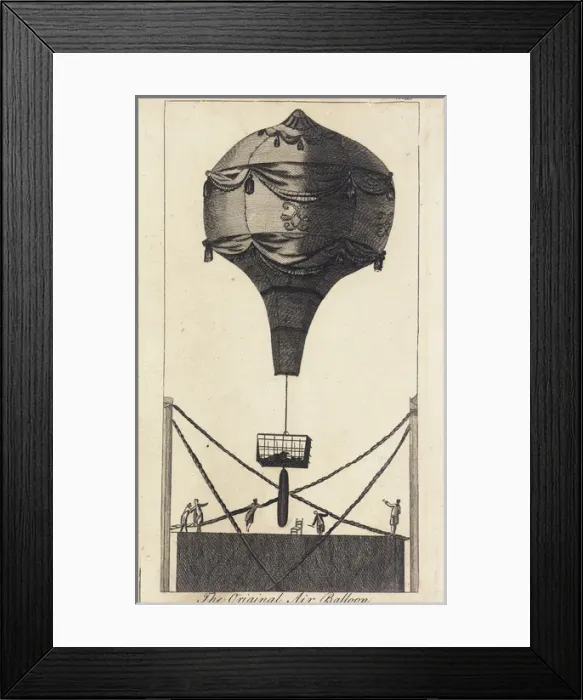 Framed Print : Balloon built at Versailles Framed Print : Balloon built at Versailles