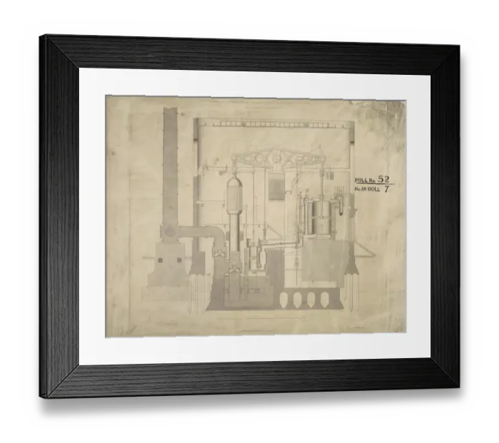 Framed Print : Cornish engines erected - East London Water Works Framed Print : Cornish engines erected - East London Water Works