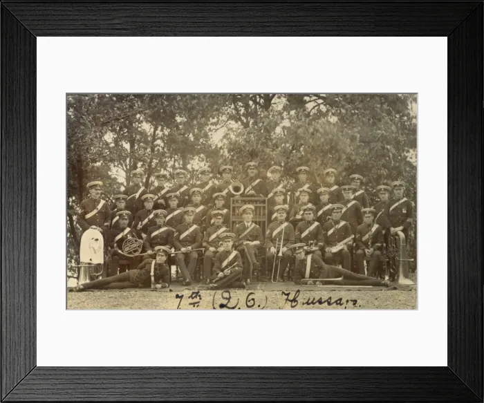 Framed Print : Band of 7th Queens Own Hussars Framed Print : Band of 7th Queens Own Hussars