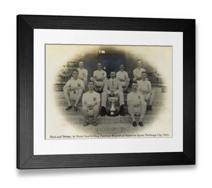 Framed Print : 1st Battalion Royal Inniskilling Fusiliers sports team Framed Print : 1st Battalion Royal Inniskilling Fusiliers sports team