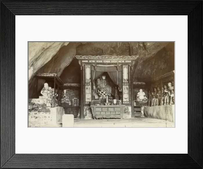 Framed Print : Chinese cave temple Framed Print : Chinese cave temple