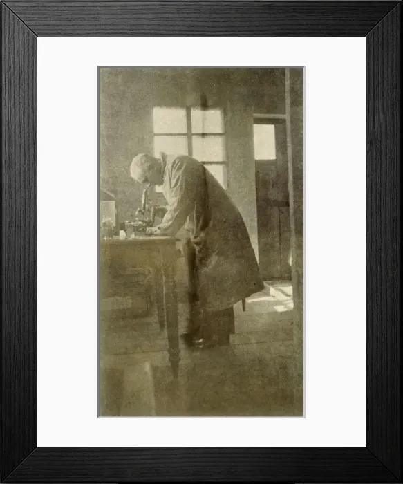 Framed Print : Plague scientist in China Framed Print : Plague scientist in China