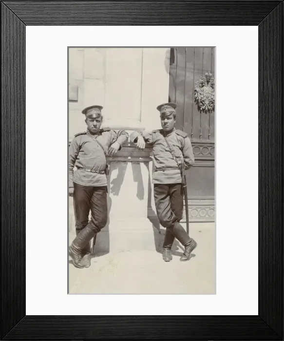 Framed Print : Russian soldiers in China Framed Print : Russian soldiers in China