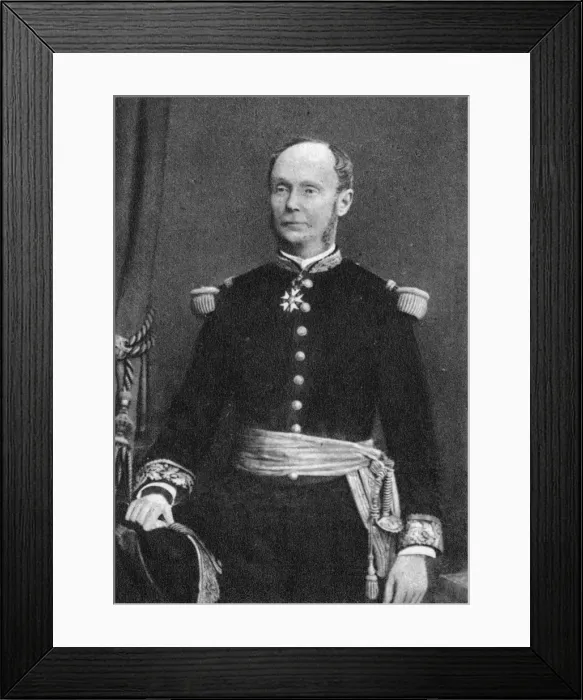 Framed Print : Amedee Courbet - French Naval Admiral Framed Print : Amedee Courbet - French Naval Admiral