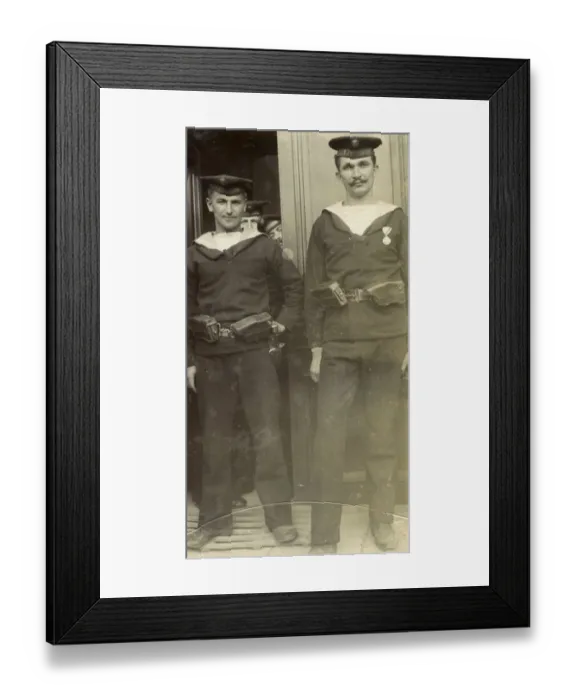 Framed Print : German sailors in China Framed Print : German sailors in China