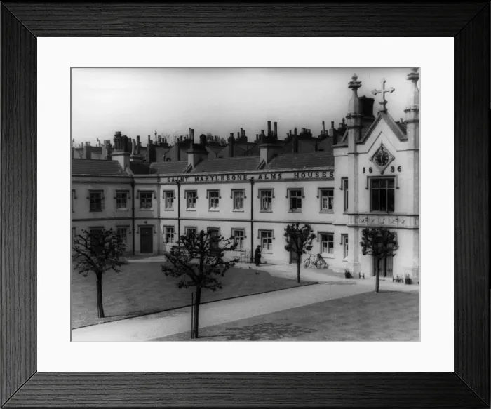 Framed Print : St Marylebone Alms Houses Framed Print : St Marylebone Alms Houses