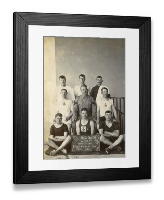 Framed Print : Cross country race winners 1908 Framed Print : Cross country race winners 1908