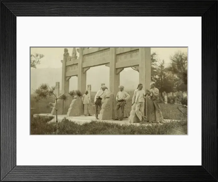 Framed Print : British soldiers in China, c. 1911 Framed Print : British soldiers in China, c. 1911