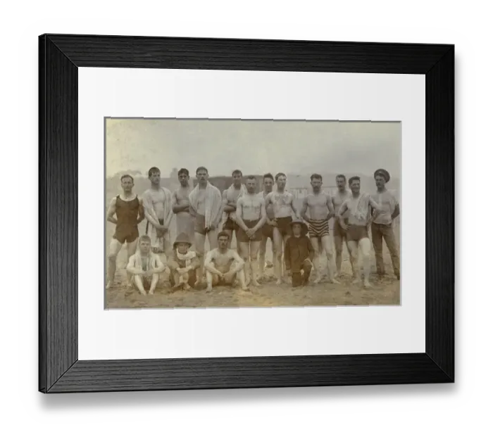 Framed Print : Soldiers in swimwear Framed Print : Soldiers in swimwear