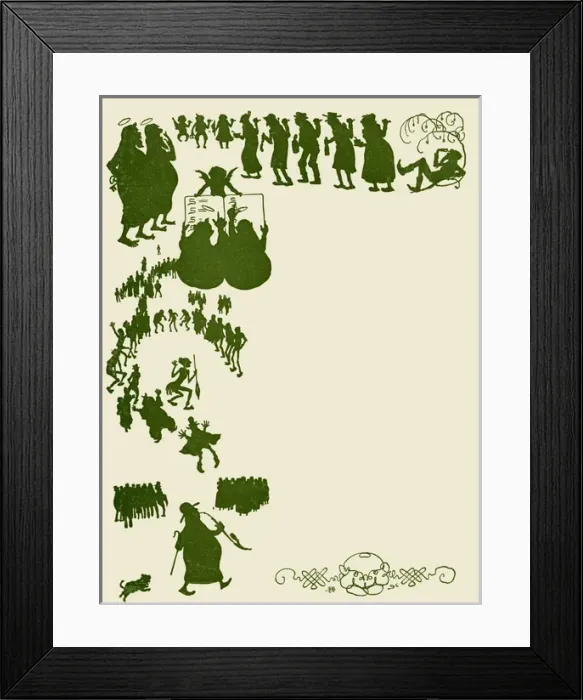 Framed Print : A silhouette of saints and sinners Framed Print : A silhouette of saints and sinners