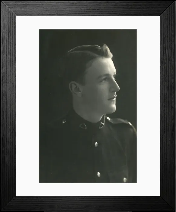 Framed Print : Young British soldier Framed Print : Young British soldier