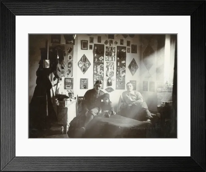 Framed Print : British soldiers in dorm room Framed Print : British soldiers in dorm room