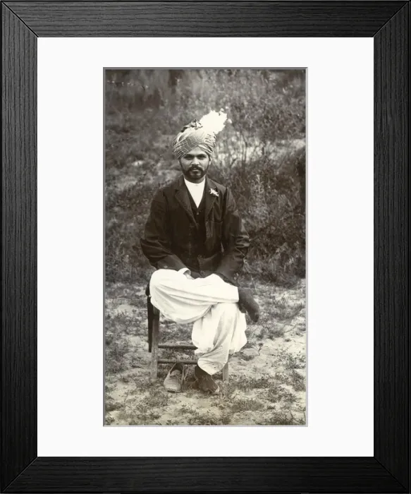 Framed Print : Indian man, shoeless Framed Print : Indian man, shoeless