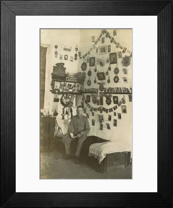 Framed Print : Digs for a British soldier Framed Print : Digs for a British soldier