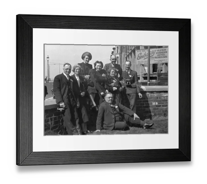 Framed Print : Group of people, Blackpool Framed Print : Group of people, Blackpool