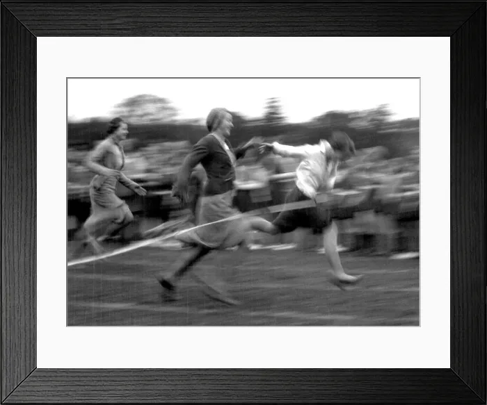 Framed Print : Racing women reach the finishing line Framed Print : Racing women reach the finishing line