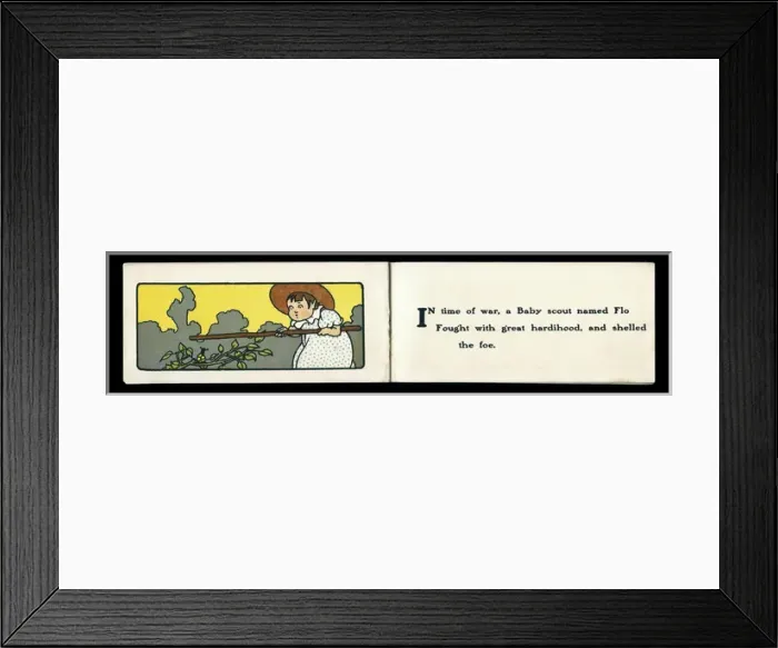 Framed Print : Baby Scouts -- out at sea Framed Print : Baby Scouts -- out at sea