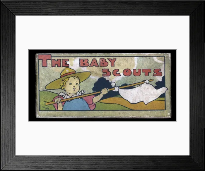 Framed Print : Baby Scouts -- cover design Framed Print : Baby Scouts -- cover design