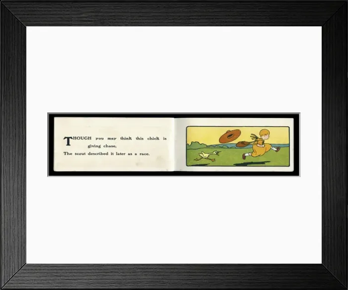 Framed Print : Baby Scouts -- crying baby Framed Print : Baby Scouts -- crying baby