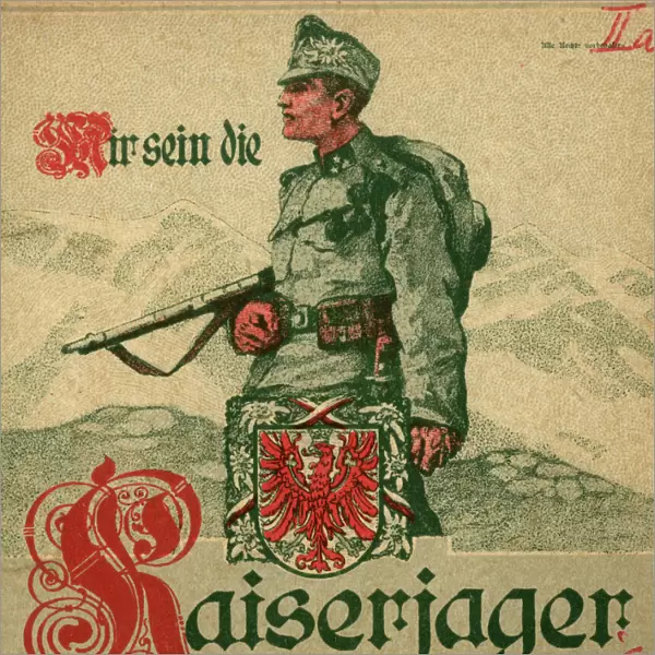 Austrian Kaiserjaeger soldier, WW1