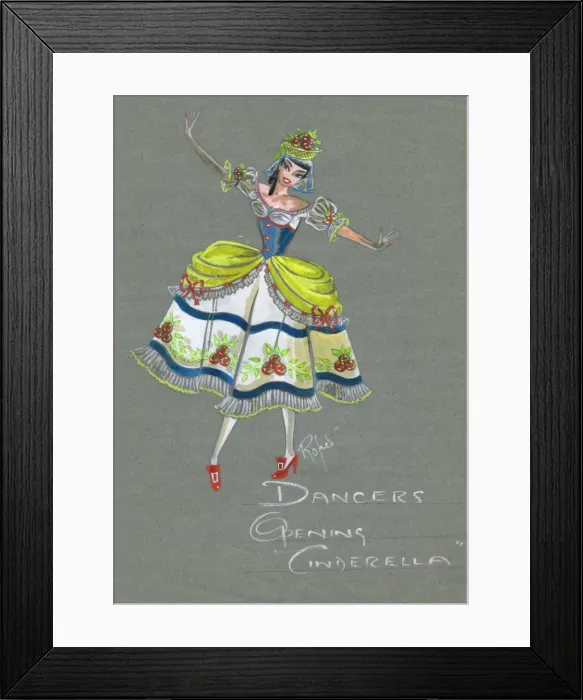 Framed Print : Costume design by St John Roper Framed Print : Costume design by St John Roper