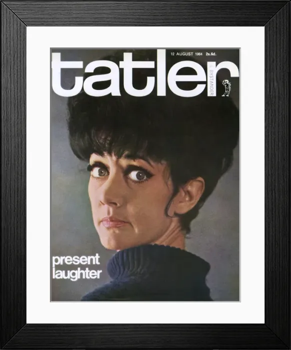 Framed Print : Tatler front cover, Amanda Barrie 1964 Framed Print : Tatler front cover, Amanda Barrie 1964