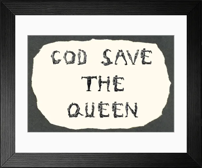 Framed Print : God Save the Queen Framed Print : God Save the Queen