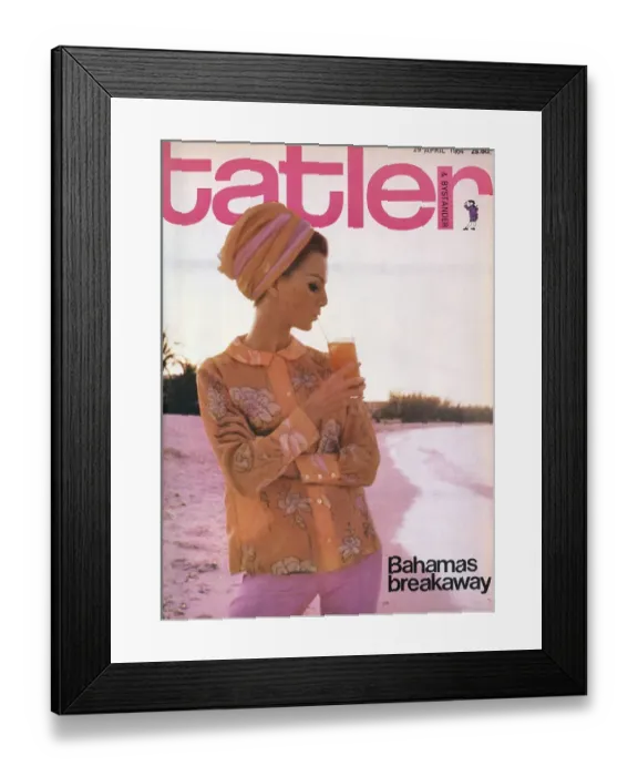Framed Print : Tatler front cover, April 1964 Framed Print : Tatler front cover, April 1964
