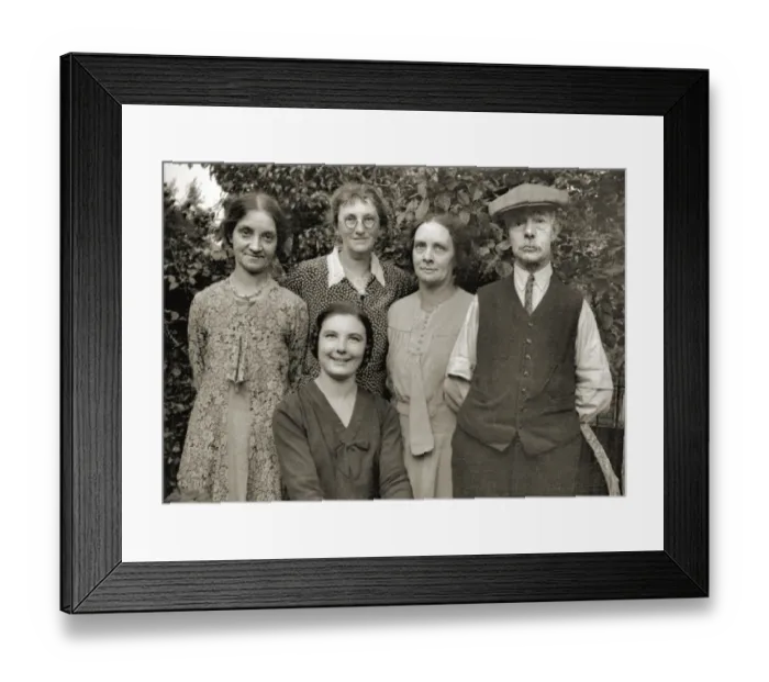 Framed Print : Family group of five Framed Print : Family group of five