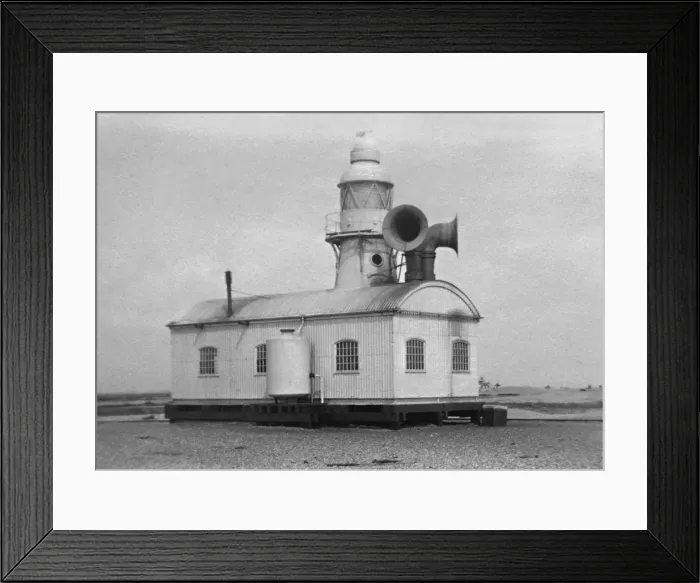 Framed Print : Lighthouse building at Dungeness, Kent Framed Print : Lighthouse building at Dungeness, Kent