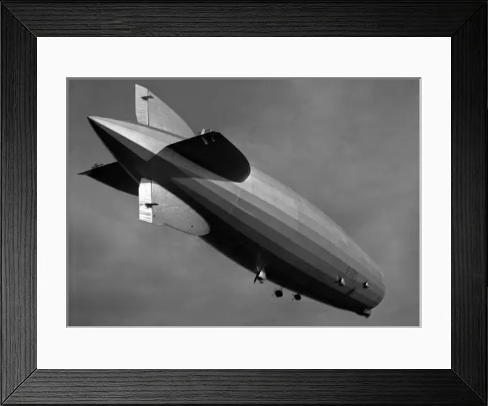 Framed Print : Graf Zeppelin airship in flight Framed Print : Graf Zeppelin airship in flight
