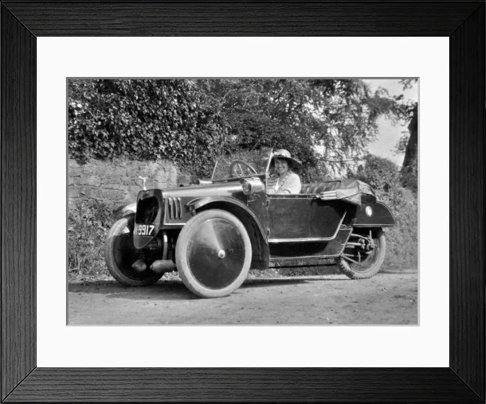 Framed Print : Woman in a sports car Framed Print : Woman in a sports car