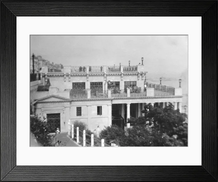 Framed Print : Leas Cliff Hall, Folkestone, Kent Framed Print : Leas Cliff Hall, Folkestone, Kent