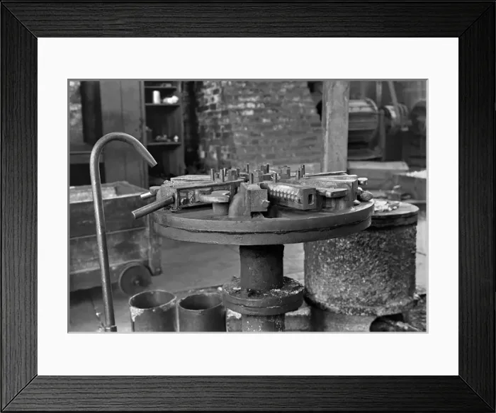 Framed Print : Manufacturing equipment - Lead Shrapnel - WW1 Framed Print : Manufacturing equipment - Lead Shrapnel - WW1