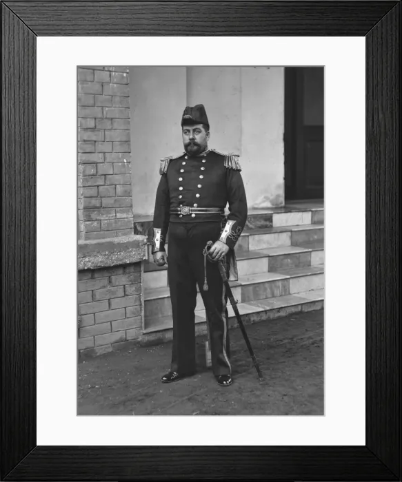 Framed Print : Man in naval costume Framed Print : Man in naval costume