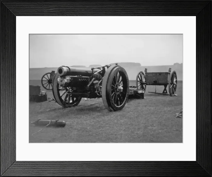 Framed Print : Artillery on display near Okehampton, Devon Framed Print : Artillery on display near Okehampton, Devon