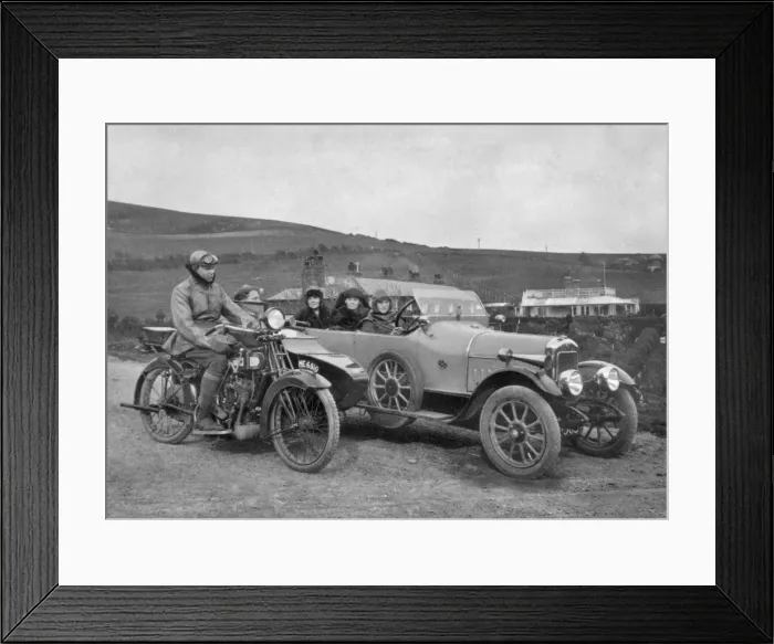 Framed Print : People on an outing near Osmington Mills, Dorset Framed Print : People on an outing near Osmington Mills, Dorset