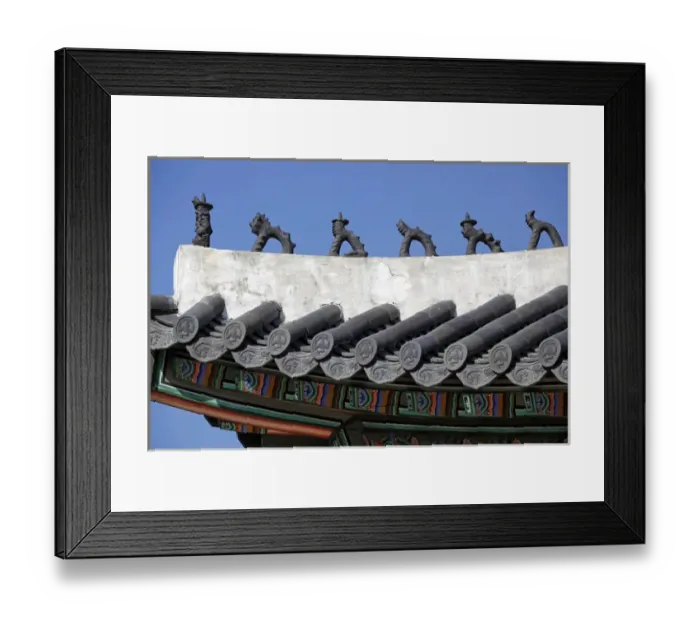 Framed Print : Gyeongbokung Palace in Seoul, South Korea Framed Print : Gyeongbokung Palace in Seoul, South Korea