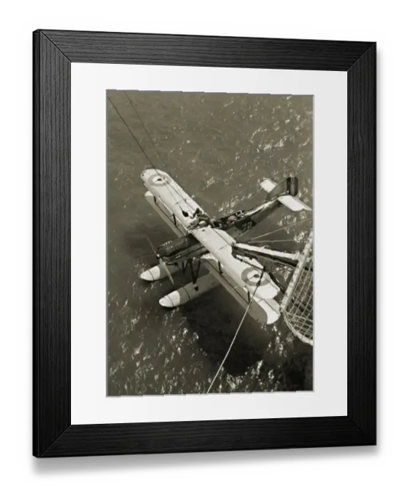 Framed Print : Aerial view of seaplane Framed Print : Aerial view of seaplane