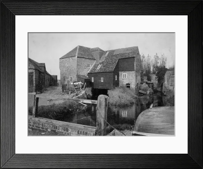 Framed Print : Watermill. A picturesque watermill Framed Print : Watermill. A picturesque watermill