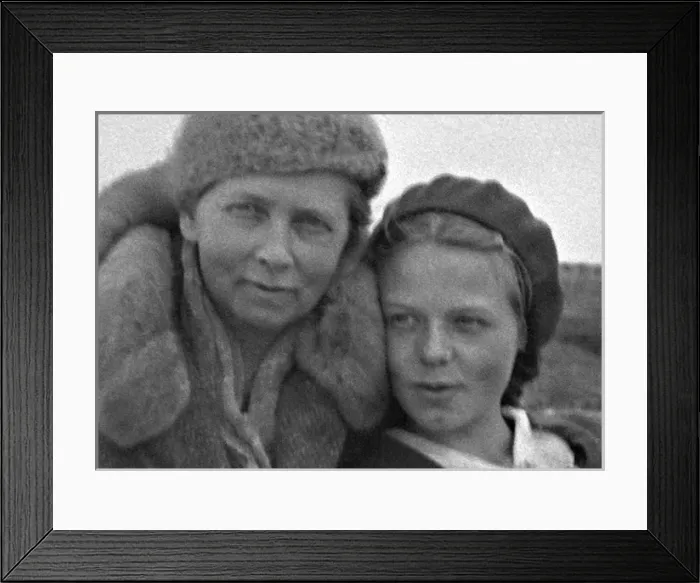 Framed Print : Close-up of mother and daughter Framed Print : Close-up of mother and daughter