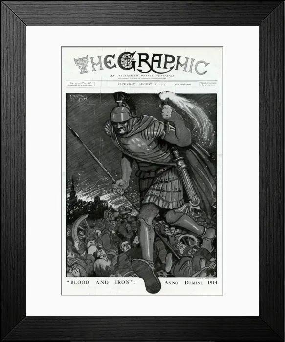 Framed Print : Blood and Iron 1914 Framed Print : Blood and Iron 1914