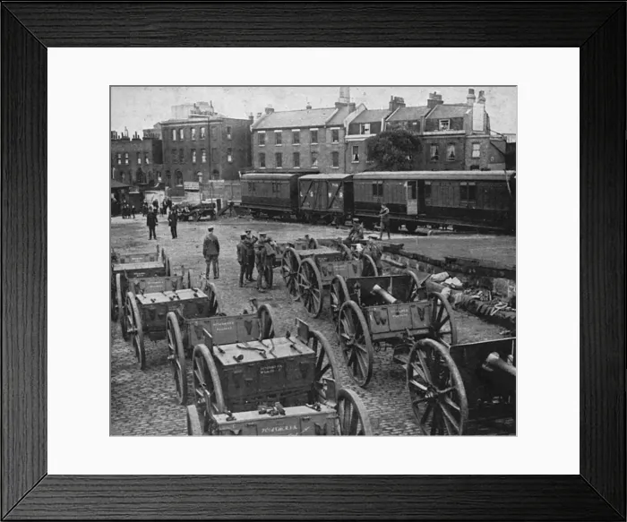 Framed Print : Guns for transport Framed Print : Guns for transport