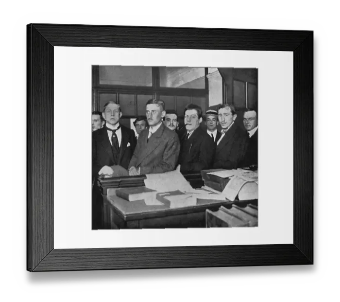 Framed Print : Austrian Reservists Framed Print : Austrian Reservists