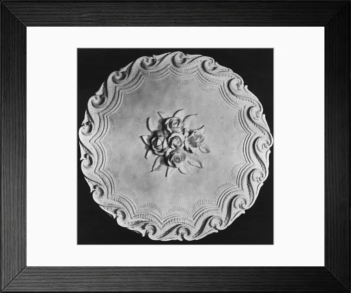Framed Print : Designs for Cake Tops, Elongateds Scroll Border Design Framed Print : Designs for Cake Tops, Elongateds Scroll Border Design